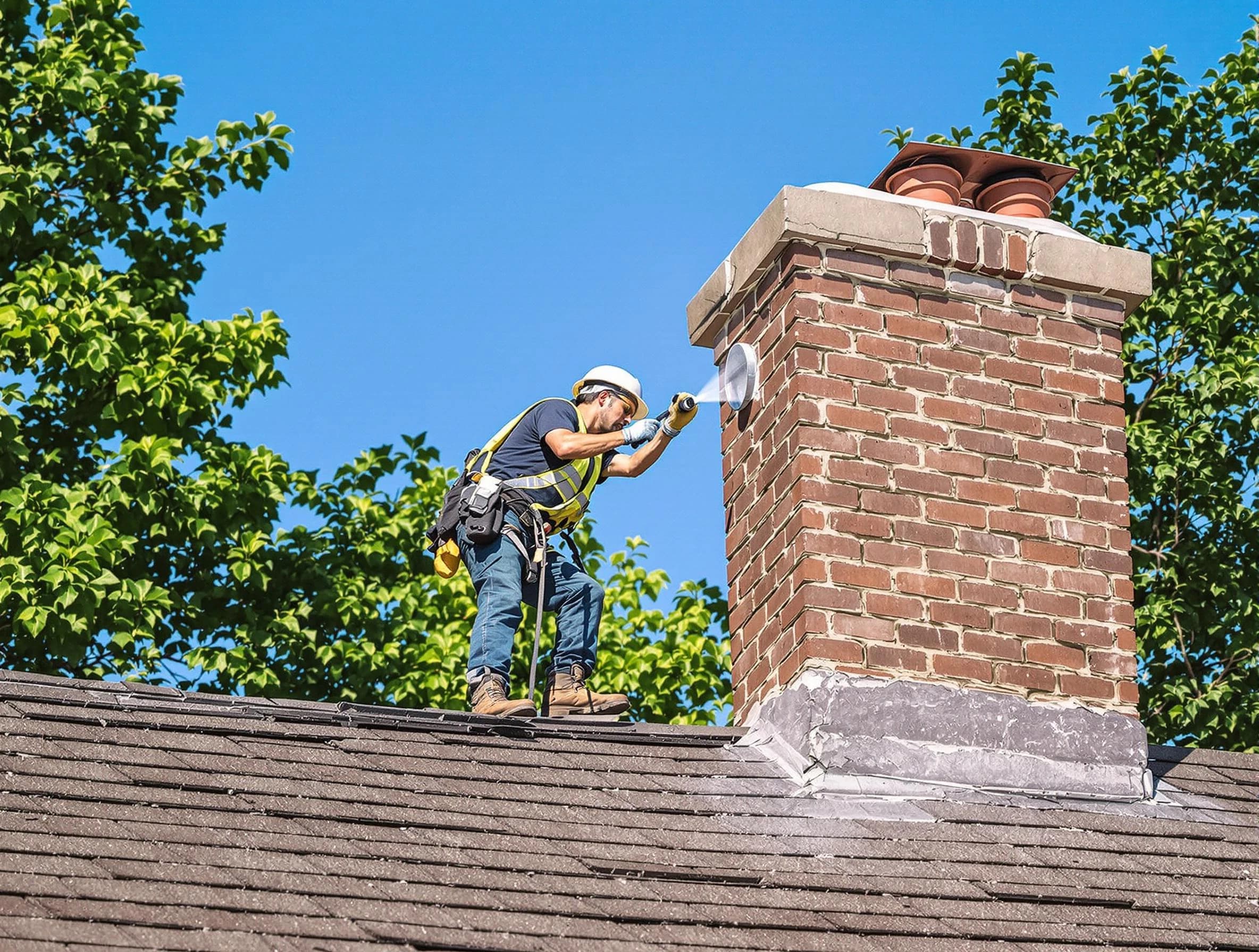 Barnegat Chimney Sweep performing an inspection with advanced tools in Barnegat, NJ