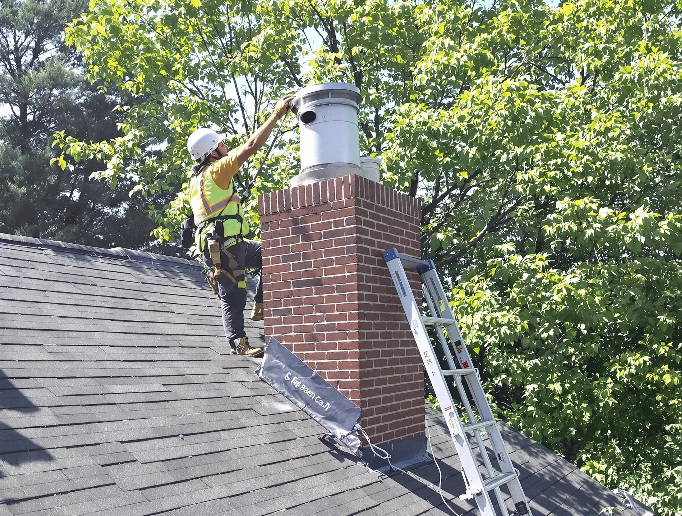 Chimney liner inspection by Barnegat Chimney Sweep in Barnegat, NJ