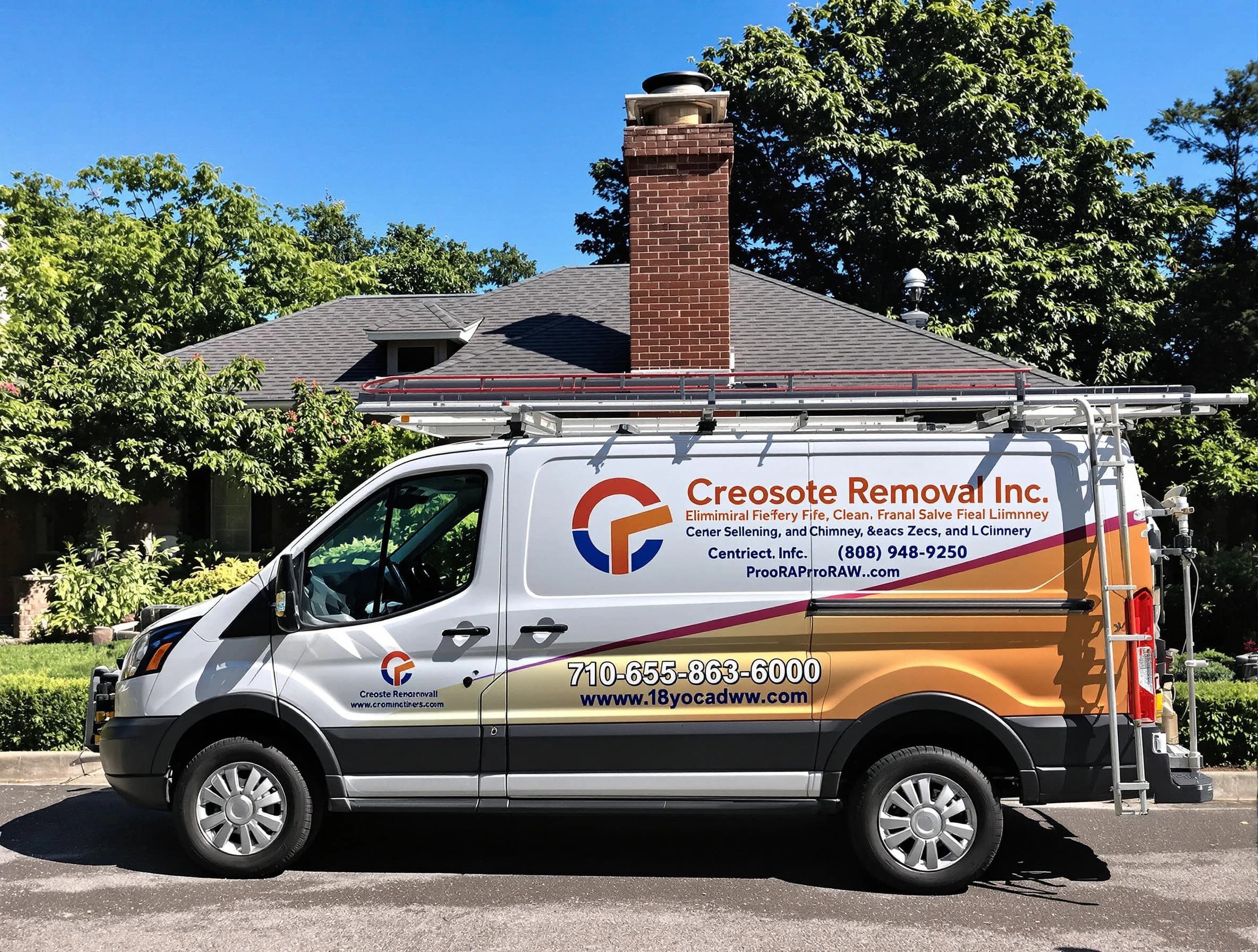 Barnegat Chimney Sweep technician removing creosote safely in Barnegat, NJ