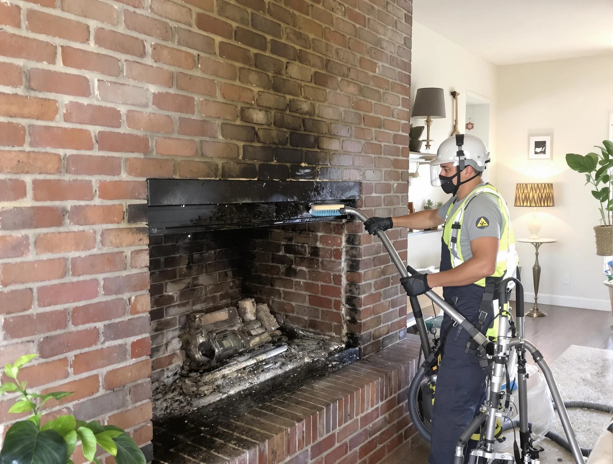 Barnegat Chimney Sweep providing fireplace cleaning services in Barnegat, NJ